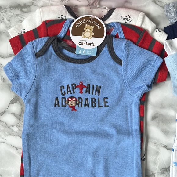Carterās & Luvable Friends - Short-sleeved bodysuits - Boys - Picture 2 of 9